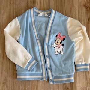 Disney Blue and Cream Minnie Mouse Sweatshirt
